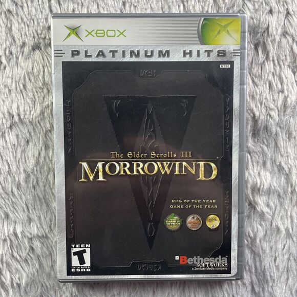 Elder Scrolls III: Morrowind (Microsoft Xbox, 2002) Disc Case Manual Inserts - Picture 2 of 14